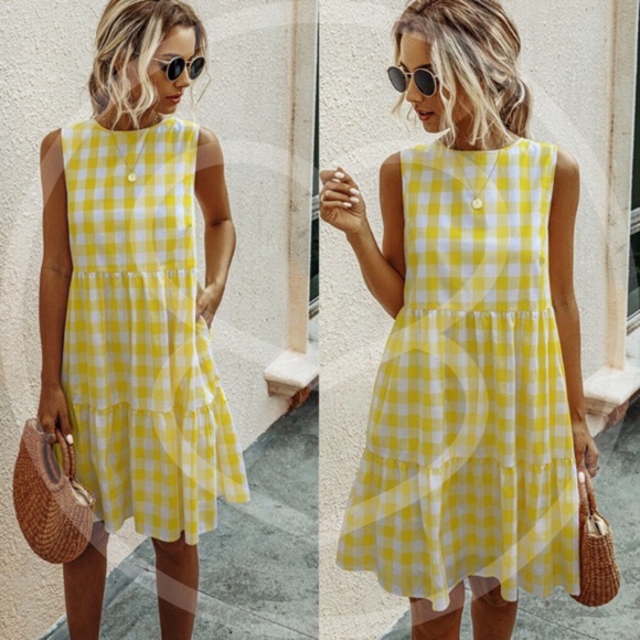 Dresses & Skirts - SPRING LOVE Gingham Mini Dress